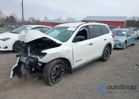 2019 Nissan Pathfinder Sv из США, поврежденный, VIN 5N1DR2MNXKC633983